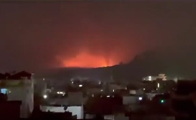 תיעוד מהתקיפות של צבא פקיסטן ביעדים באפגניסטן