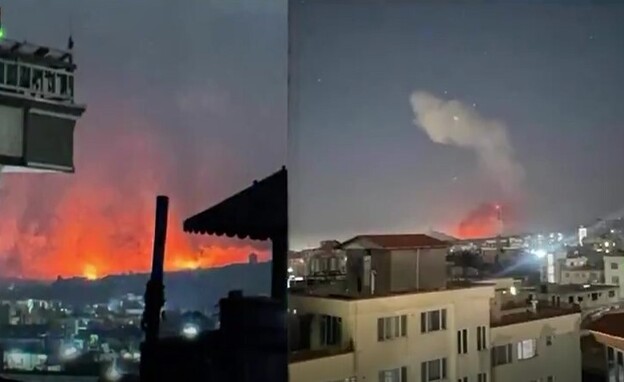 תיעוד מהתקיפות של צבא פקיסטן ביעדים באפגניסטן