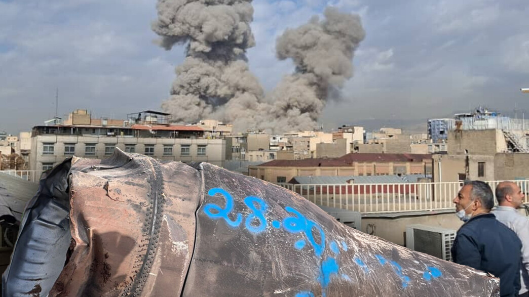 זירת נפילת רסיס בשטח פתוח בגליל