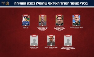 בכירי משטר הטרור האיראני שחוסלו במכת הפתיחה (צילום: דובר צה"ל)