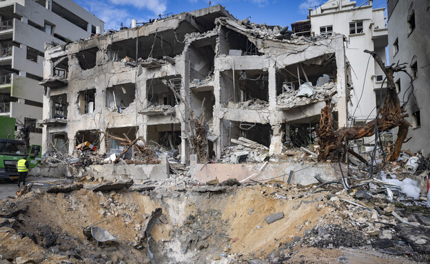 זירת הנפילה בתל אביב