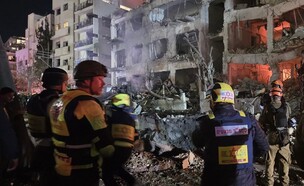 הנפילה בגוש דן (צילום: מד"א )