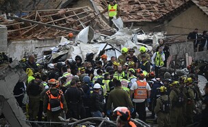 זירת הנפילה  (צילום: יואב דודקביץ', TPS)