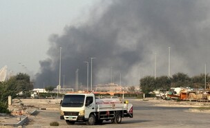 יעדים אמריקניים באבו דאבי תחת מתקפה איראנית (צילום: רויטרס)