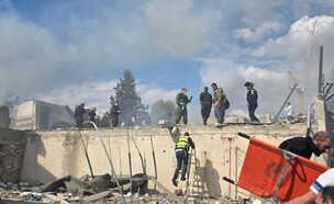 זירת הנפילה  (צילום: דובורת עיריית בית שמש)