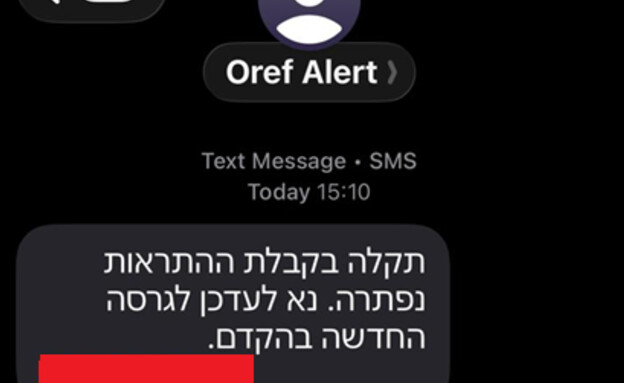 פישינג סייבר פיקוד העורף (צילום: חדשות 12) פישינג סייבר פיקוד העורף (צילום: חדשות 12)