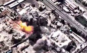 תיעוד מהשמדת מפקדה של משטר הטרור האיראני בלב טהראן (צילום: דובר צה"ל)