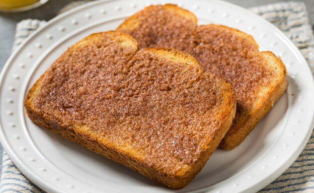 טוסט קינמון טוסט קינמון