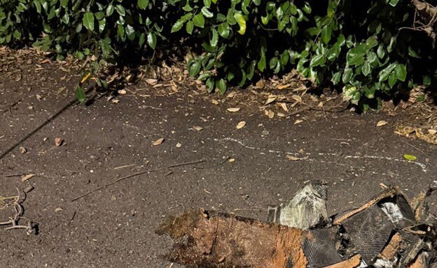 נפילת הכטב"ם ביישוב בצפון