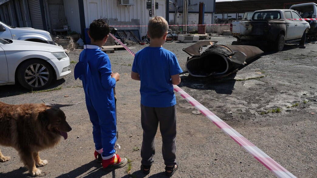 נזק מפגיעת טיל איראני במבצע שאגת הארי