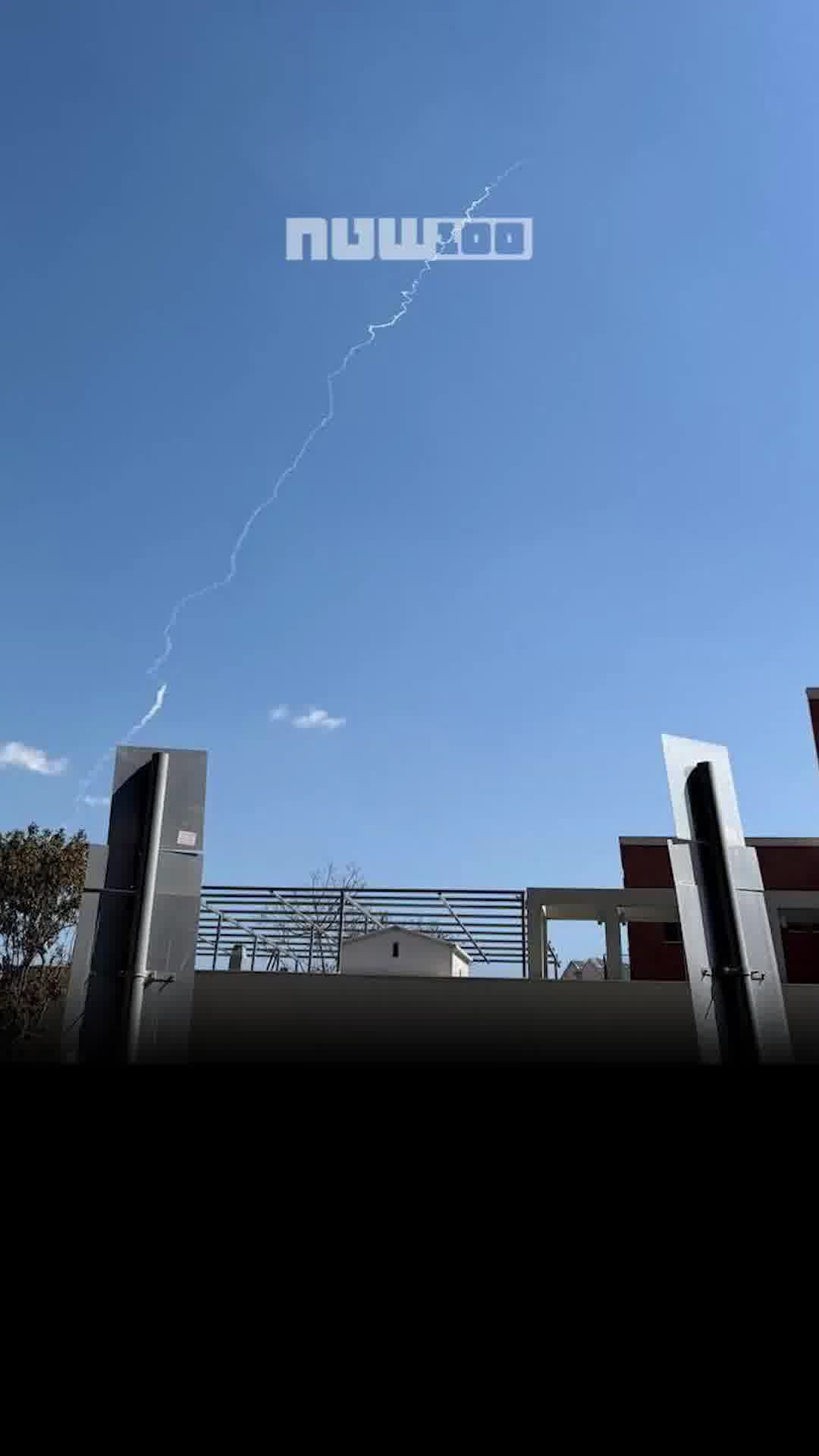 תיעוד רגע היירוט בשמי ירושלים מהמטח האחרון לעבר הארץ