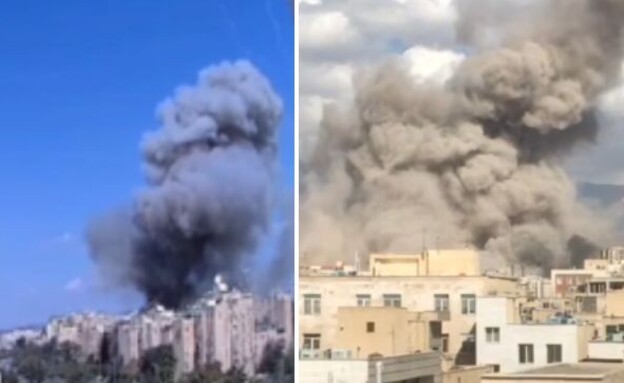 נפילה בישראל ותקיפה באיראן על המשטר בטהרן