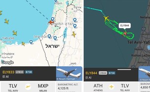 טיסות בנתב"ג (צילום: צילום מסך)