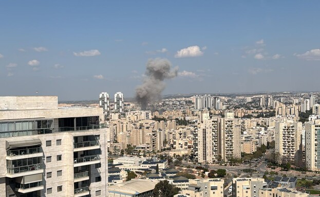זירת הפגיעה בבאר שבע