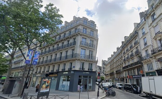 מלון פריז אורחים ישראלים  (צילום: google maps)