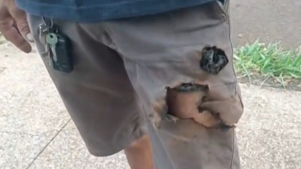 ניצל על ידי טלפון שהתפוצץ