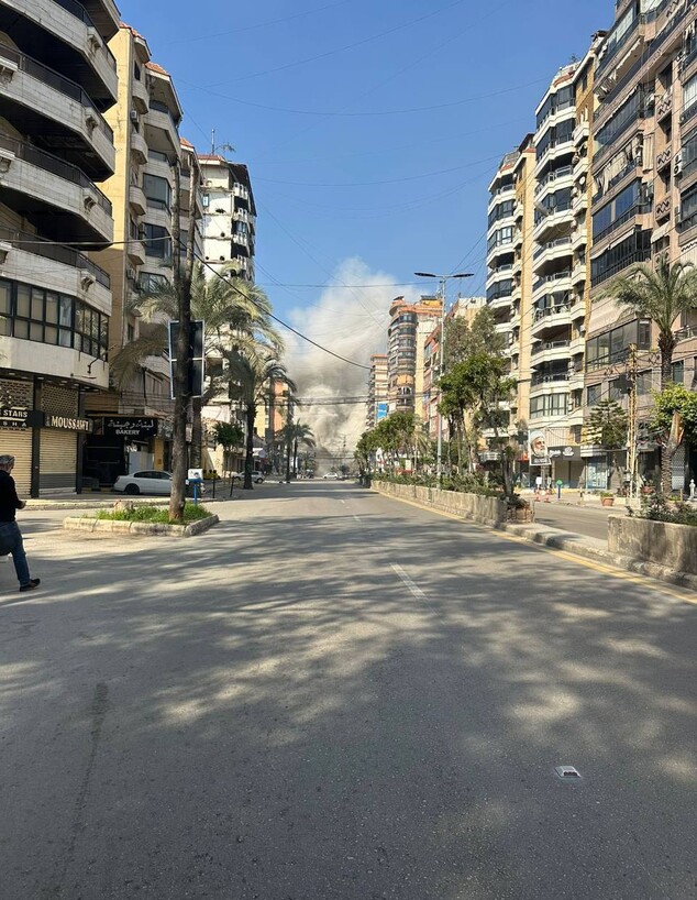 תיעוד מהתקיפות בדאחייה בביירות שבלבנון תיעוד מהתקיפות בדאחייה בביירות שבלבנון