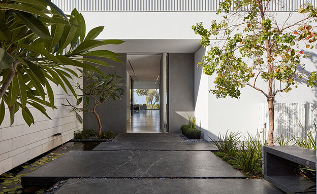 בית בכרמל פייביש אדריכלים כניסה 