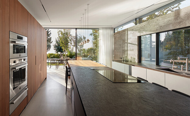 בית בכרמל פייביש אדריכלים מטבח 