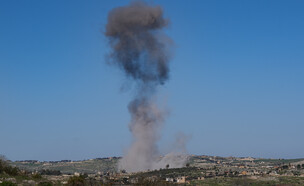 תקיפה בלבנון (צילום: אייל מרגולין, פלאש 90)