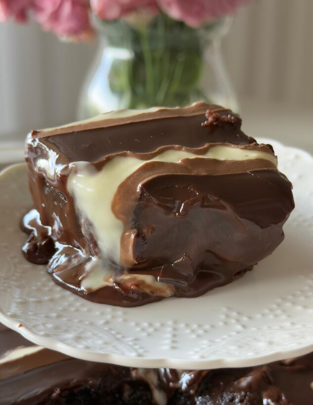 עוגת שוקולד קינדר חמה. רכה ועשירה