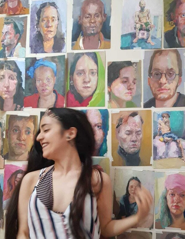 רויה אברהים, האומנית האיראנית-יהודית