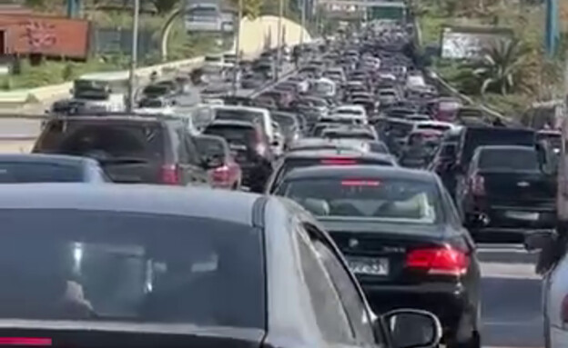 לאחר התרעת הפינוי: המונים עוזבים את הדאחיה