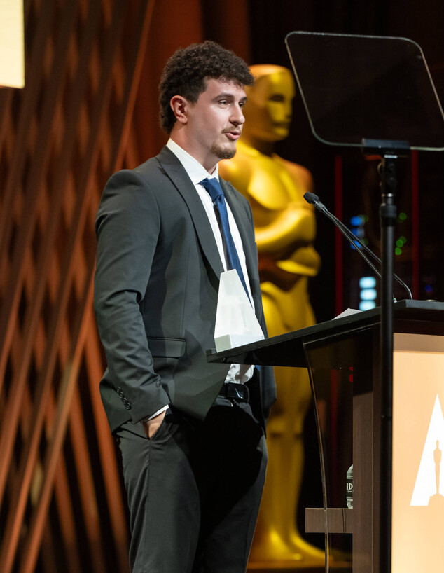 לוינסון בלונט בטקס האוסקר לסטודנטים