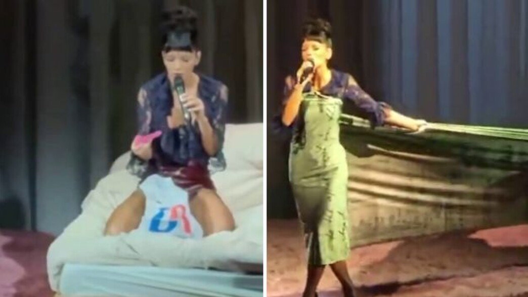 לילי אלן משפילה את הגרוש בהופעה