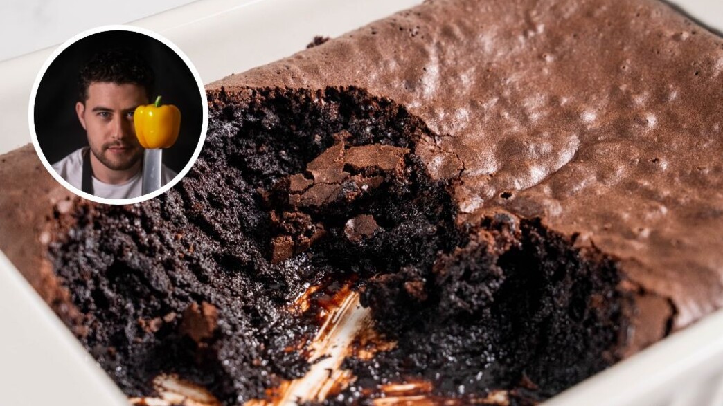 קראסט פריך כמו מרנג ופנים עשיר ופאדג'י