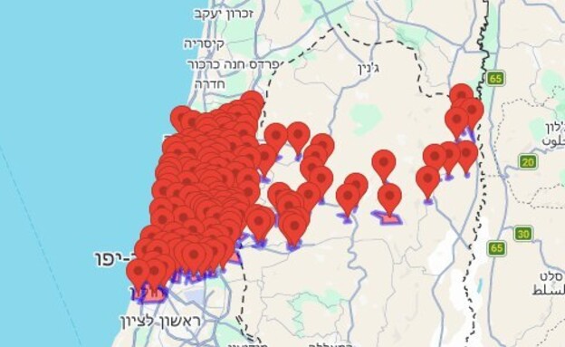 אזעקות במרכז ובשומרון