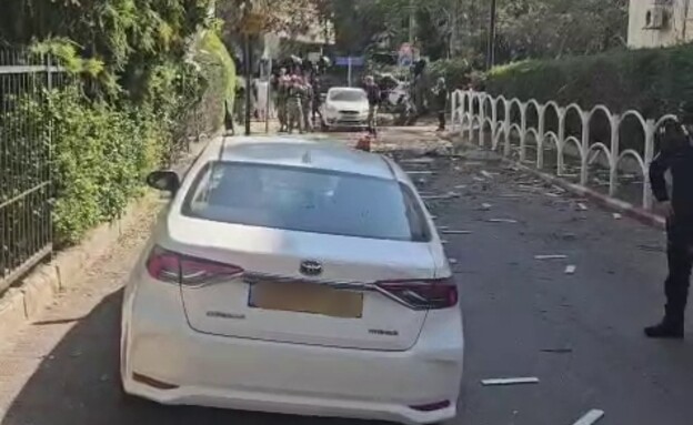 נפילת רסיס באזור המרכז