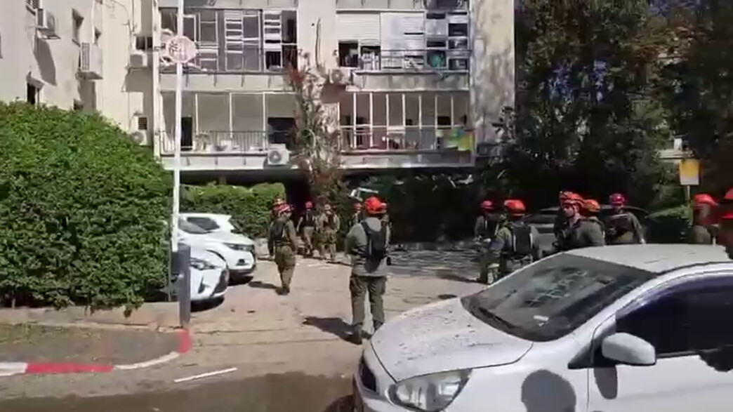 נפילת רסיס באזור המרכז