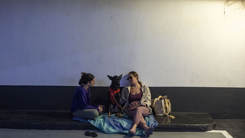 מקלט בתל אביב בזמן מתקפה מאיראן