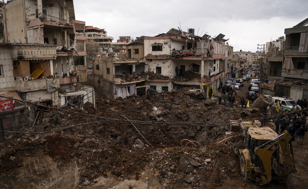 הכפר א-נבי שית בלבנון בו התקיים המבצע לחיפוש עצמות