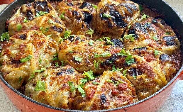 כרוב ממולא עם טריק מגניב