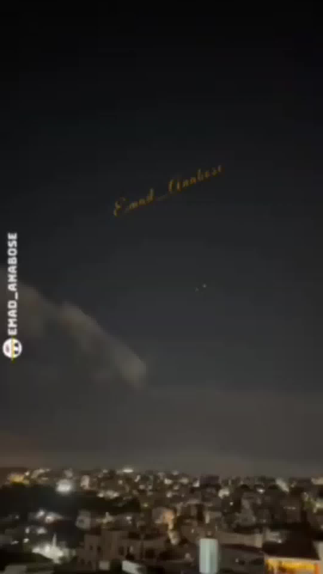 טיל מאיראן מכניס מיליונים לממ״ד: כך הוא צולם בדרך למרכז 