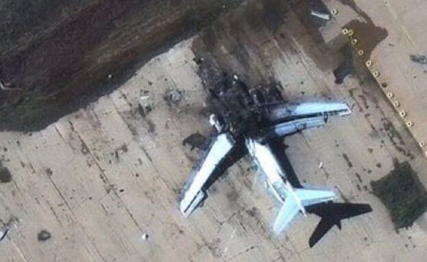 מטוסים שהותקפו בבסיס חיל האוויר בשיראז