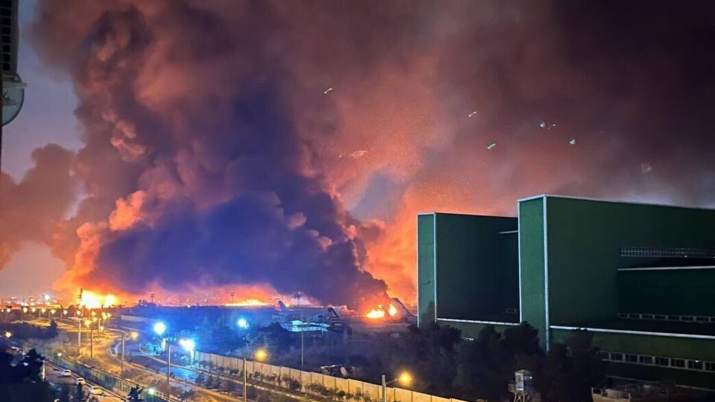 תקיפות עזות של חיל האוויר ברחבי טהראן | תיעוד