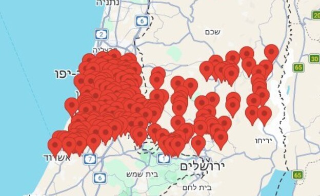 אזעקות בגוש דן ובירושלים