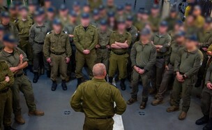 מפקד חיל הים ללוחמים (צילום: דובר צה"ל)