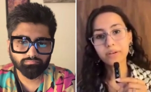 פעילים פרו-פלסטינים הודו (צילום: לפי סעיף 27א' לחוק זכויות יוצרים)