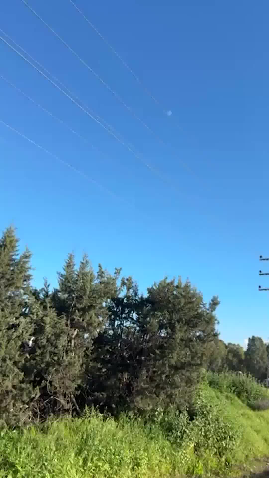 תיעוד היירוטים בשמי המרכז מהמטח האחרון