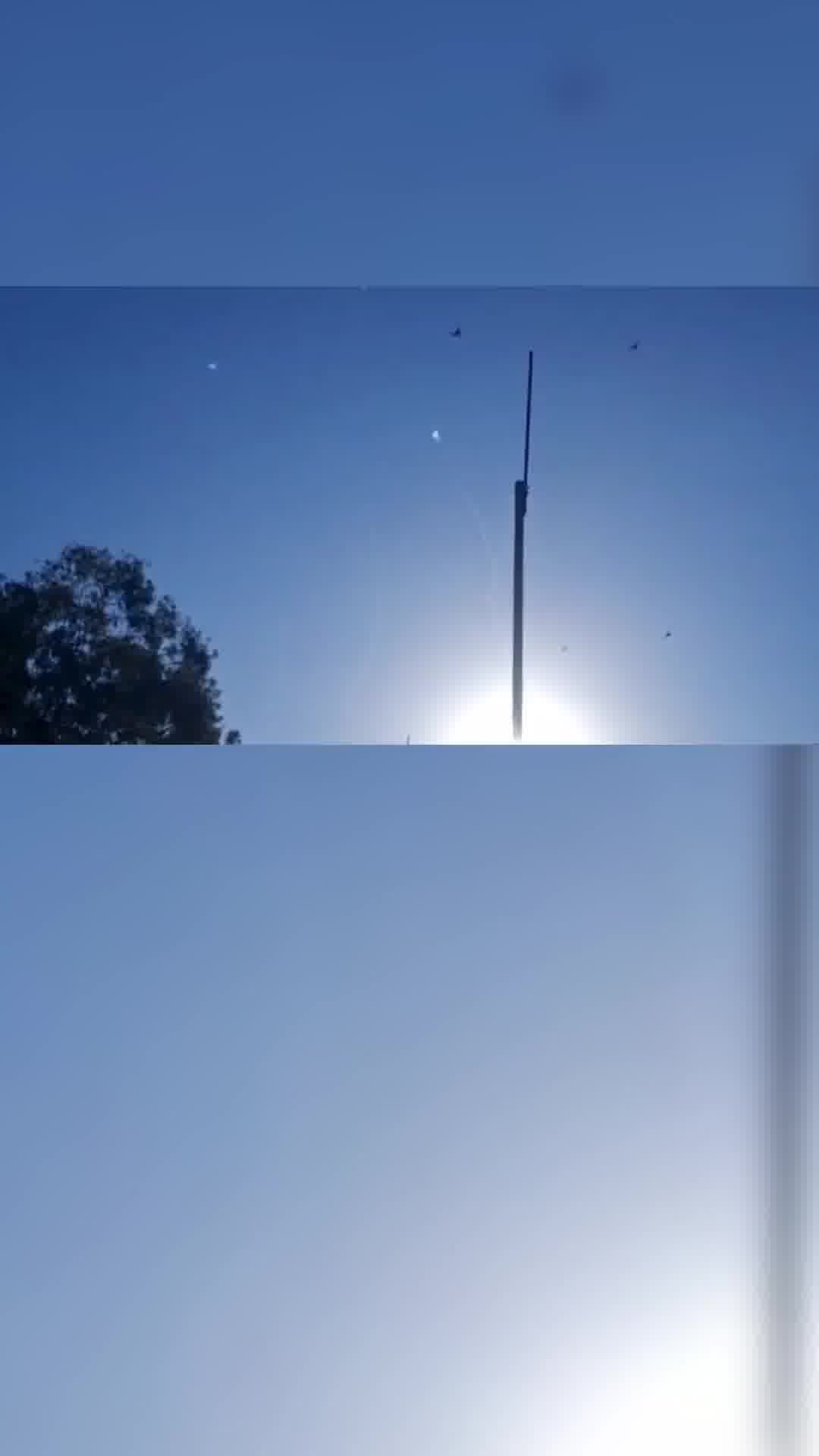 תיעוד יירוטים של הירי מאיראן למרכז הארץ