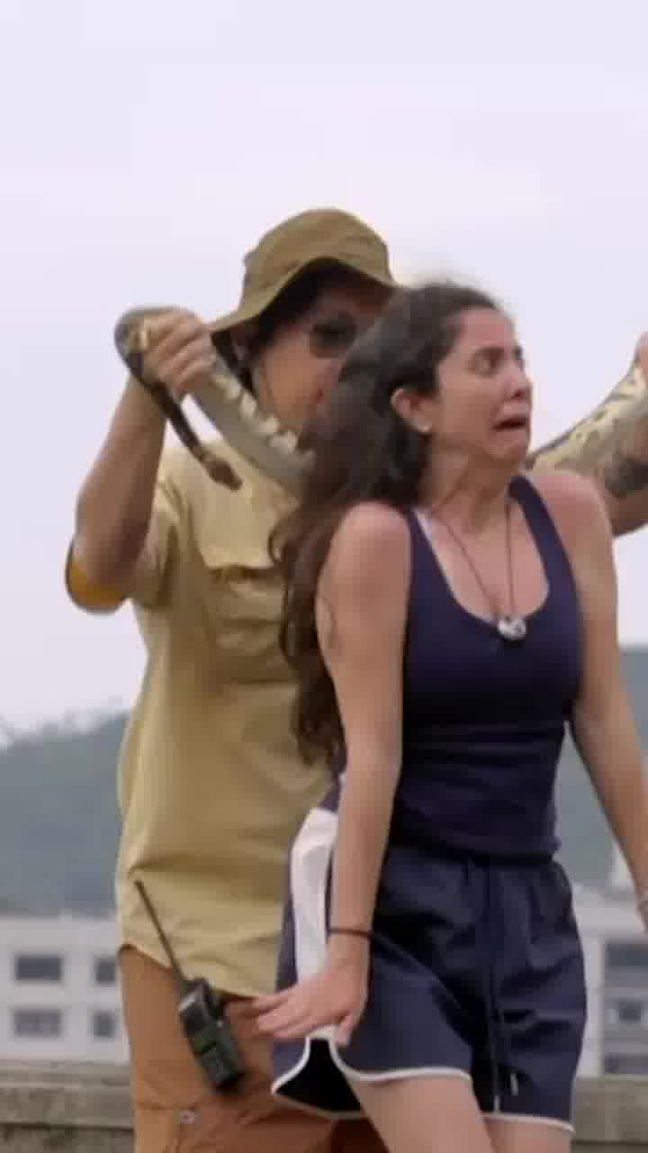 לא ניחשה שזה יבוא: כשסמנתה מ״המירוץ למיליון״ פגשה את הנחש במשימת המחסום