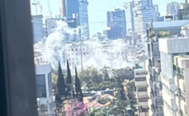 זירת פגיעה במרכז הארץ