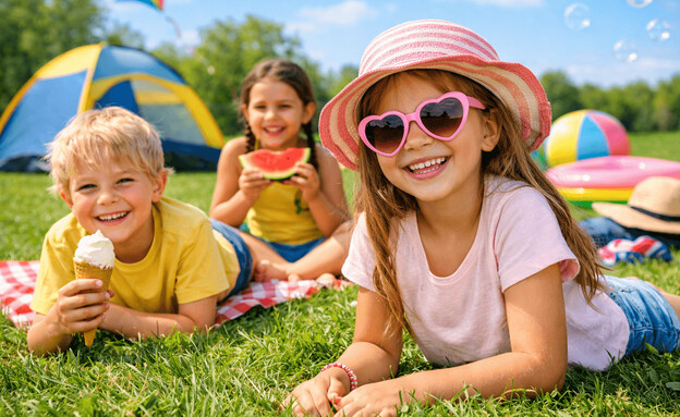 ילדים בחופשה (הדמיה: mako)