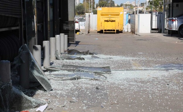 נפילת רסיס בתל אביב