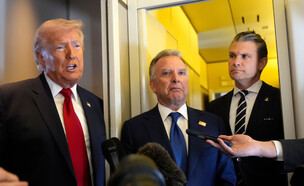 פיט הגסת', סטיב וויטקוף ודונלד טראמפ (צילום: AP)