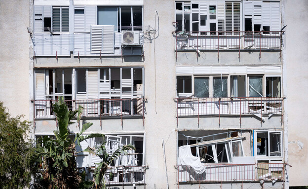 זירת נפילת רסיס בגבעתיים